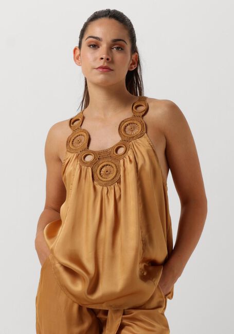 Camel SUMMUM Top SINGLET SOLID SATIN - large