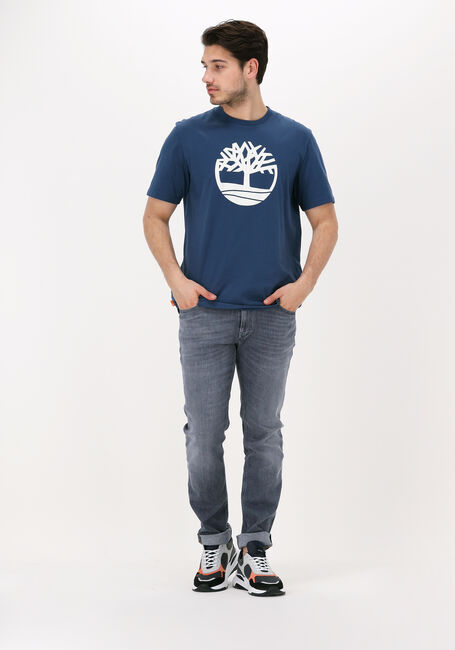 Blauwe TIMBERLAND T-shirt SS K-R BRAND TREE T - large