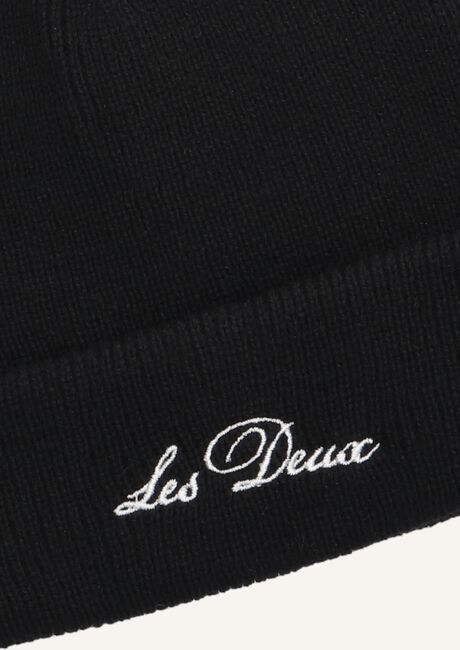 Zwarte LES DEUX Muts WAYNE EMBROIRED BEANIE KIDS Zwarte LES DEUX Muts WAYNE EMBROIRED BEANIE KIDS - large
