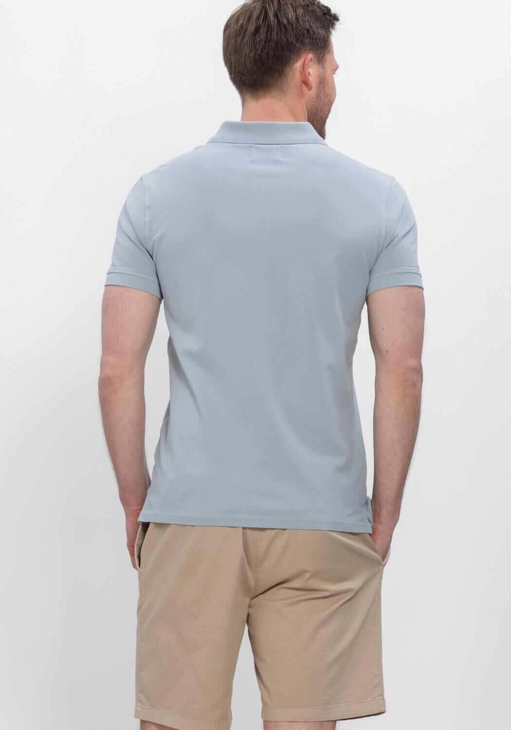 Lichtblauwe STEFANO LAURAN Polo POLO BJORN - large