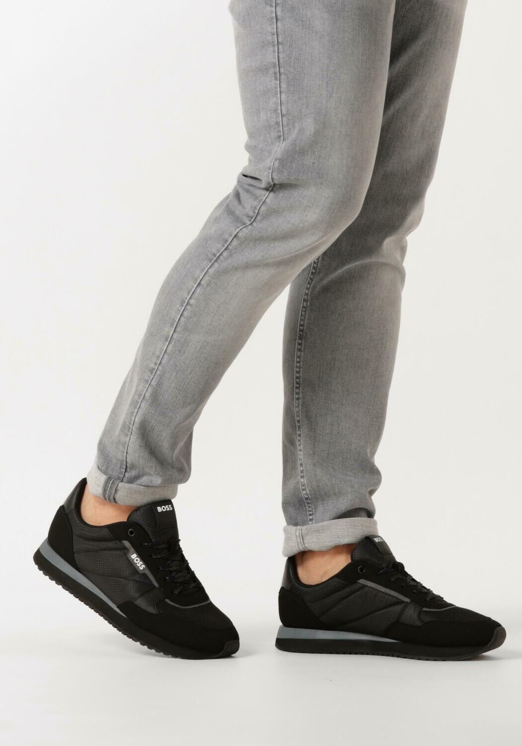 Zwarte BOSS Lage sneakers KAI RUNN - large