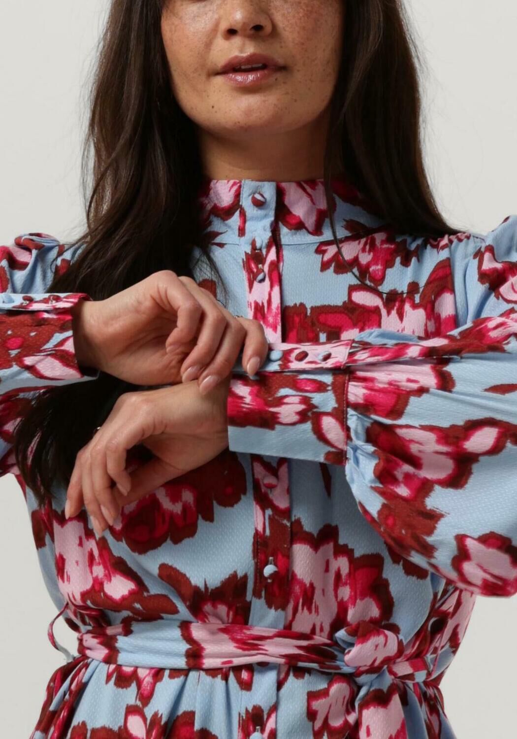 Y.A.S. Dames Jurken Yasprismu Ls Shirt Dress S. Lichtblauw