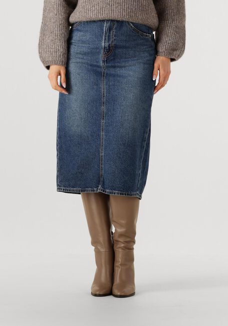 Blauwe LEVI'S Rokken HR BACK SLIT SKIRT - large