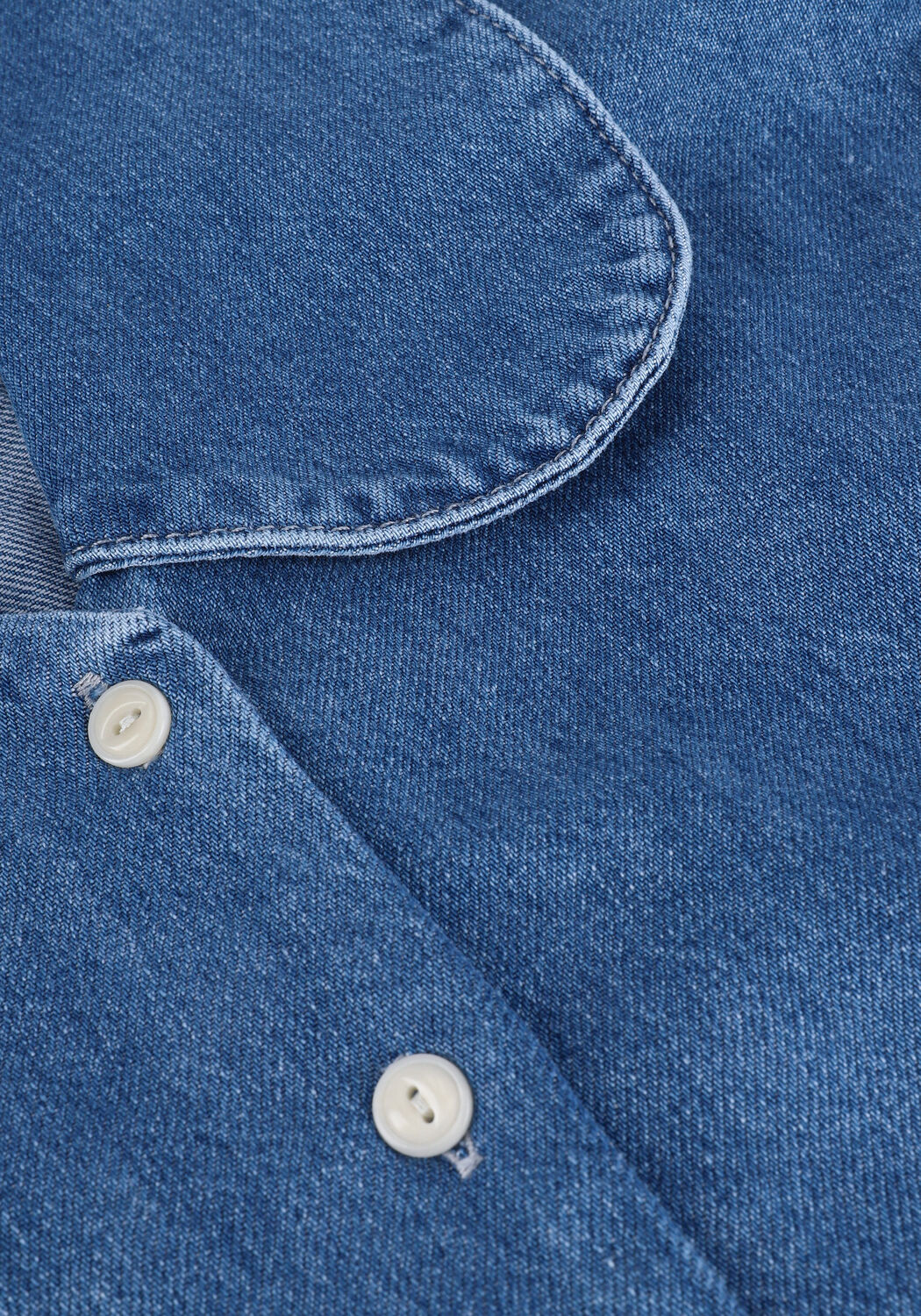 Donkerblauwe JUST FEMALE Blouses BEST DENIM BLOUSE - large