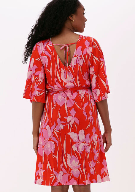 Rode ANA ALCAZAR Midi jurk DRESS BELT - large