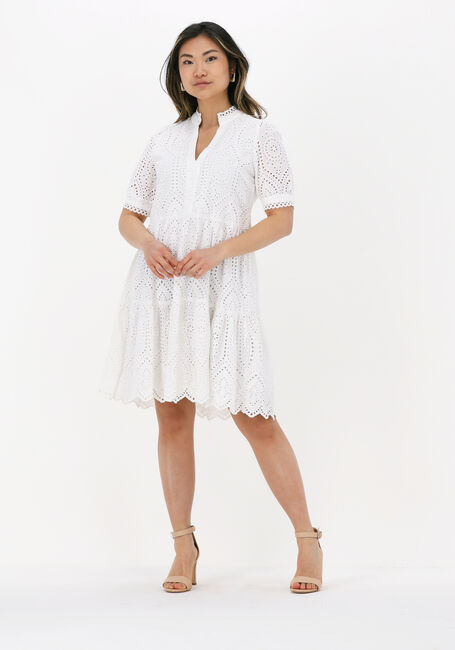 Witte Y.A.S. Mini jurk YASHOLI SS DRESS - large