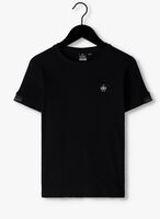 Zwarte INDIAN BLUE JEANS T-shirt T-SHIRT STRUCTURE PIQUE - medium
