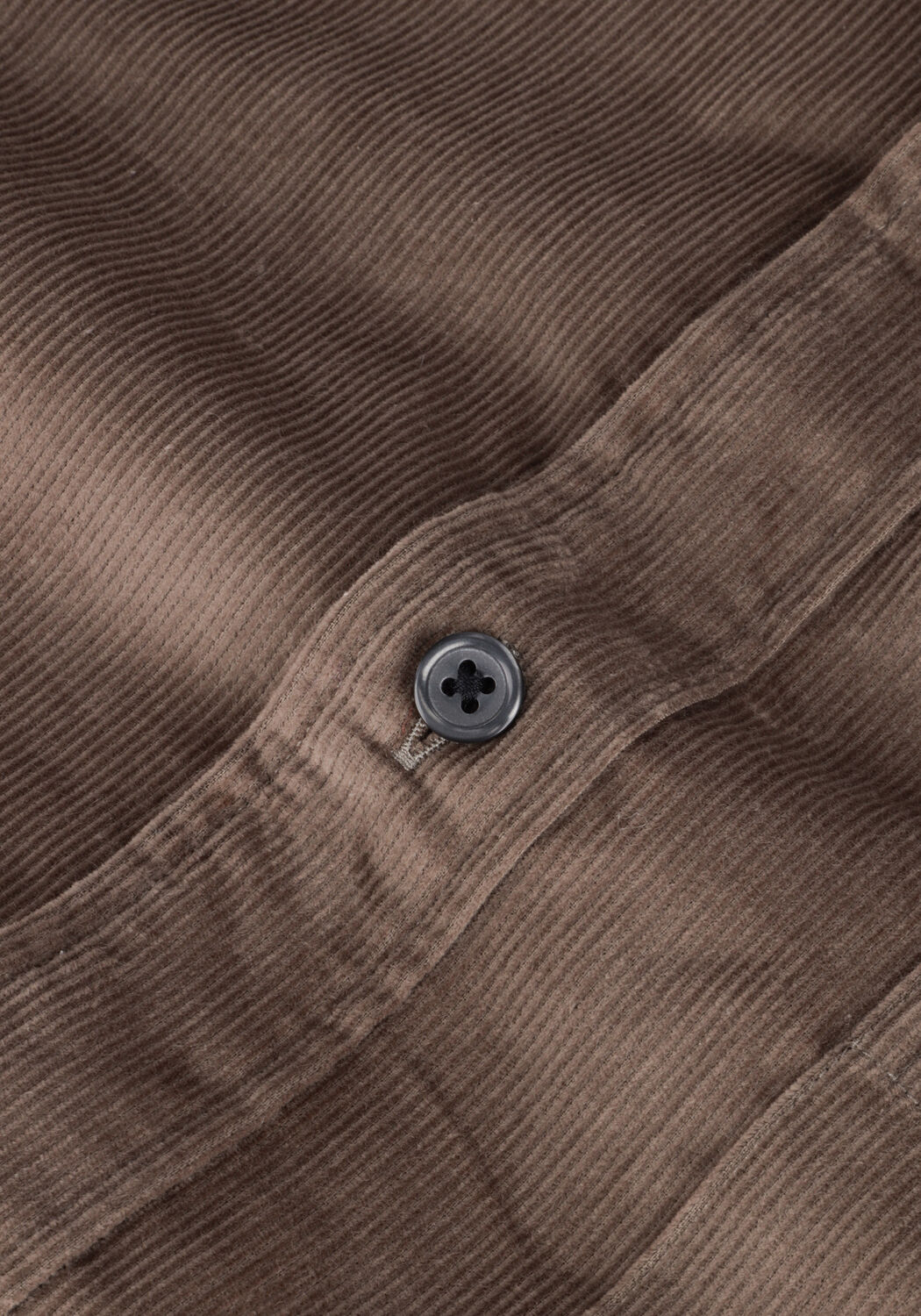 Taupe SELECTED MEN Casual overhemd REGBEN JAMIN CORD SHIRT - large