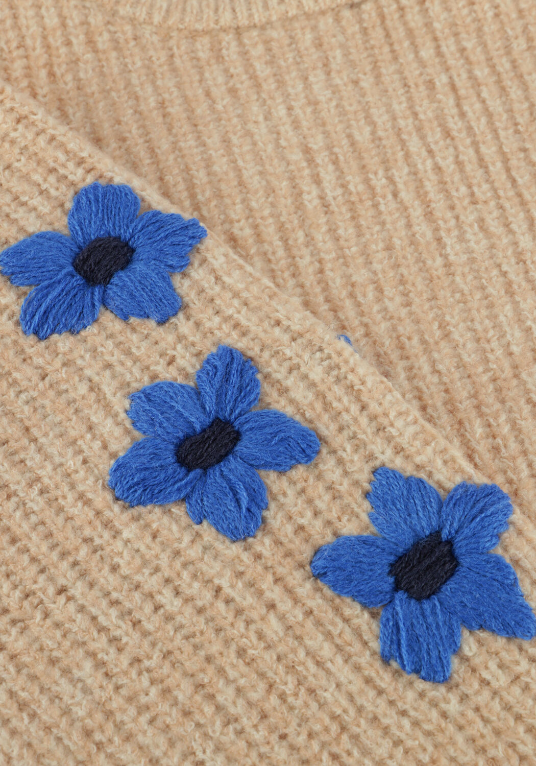 Beige NONO Trui KEM KNITTED SWEATER - large