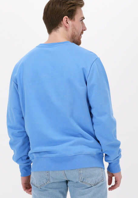 Blauwe COLOURFUL REBEL Sweater WASHED BASIC SWEAT - large