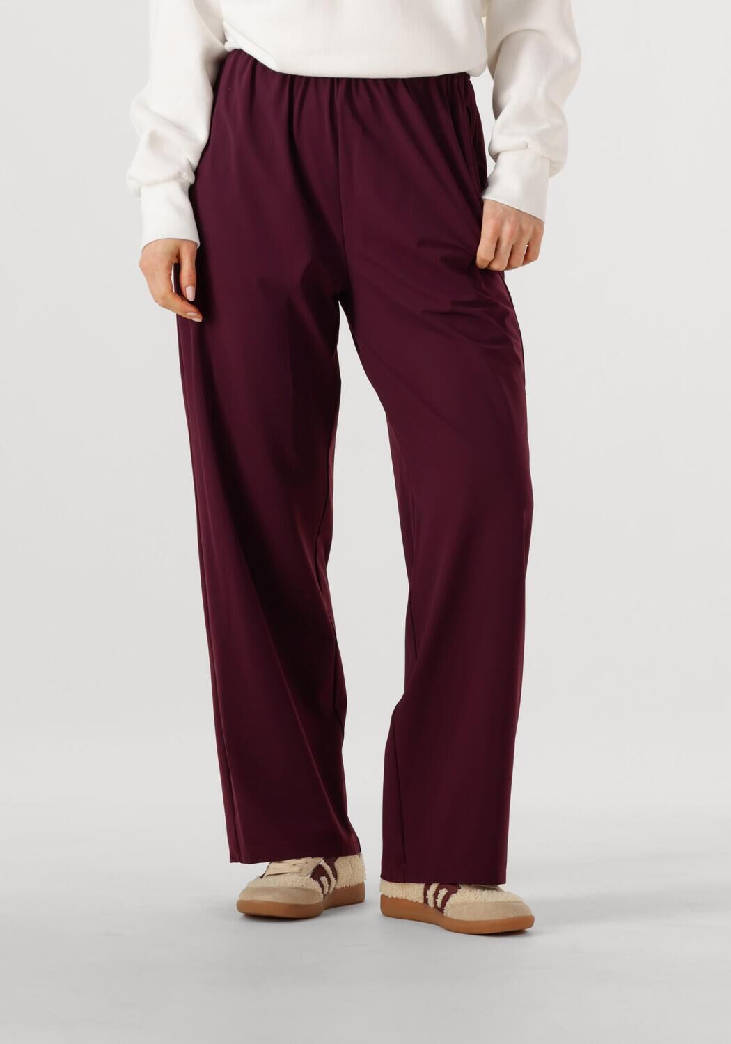 PENN & INK Dames Broeken Trousers W25n1643 Bordeaux