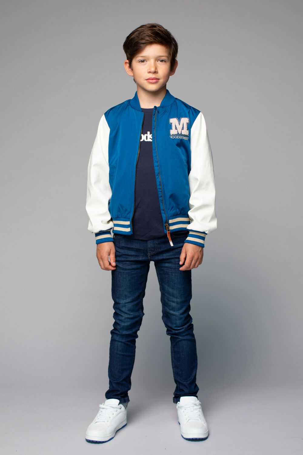 MOODSTREET Jongens Jassen Jacket Bomber Blauw