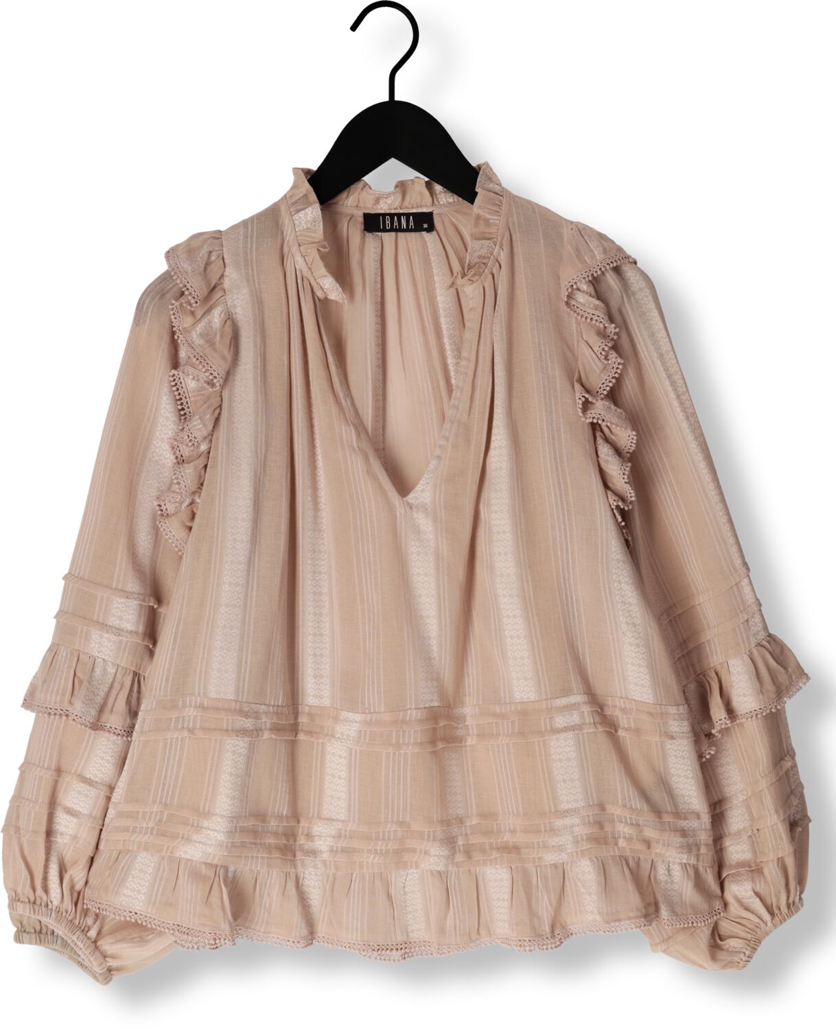 IBANA Dames Blouses Tarlotte Beige