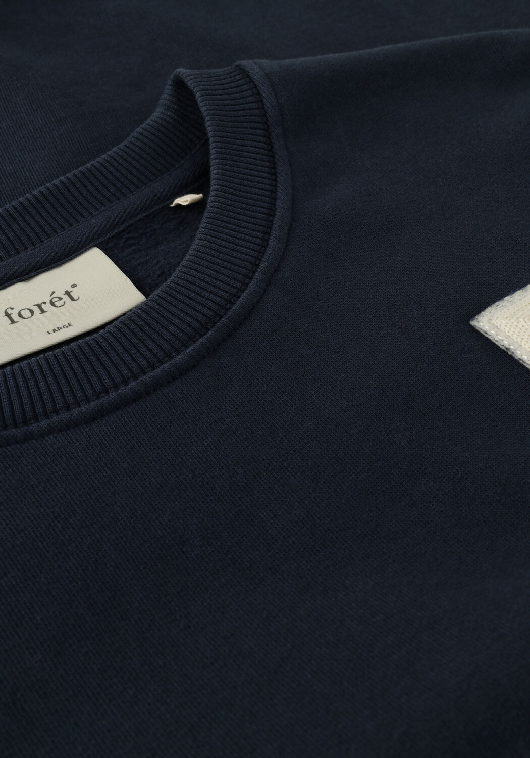 Donkerblauwe FOR&Eacute;T Sweater BUZZ - large