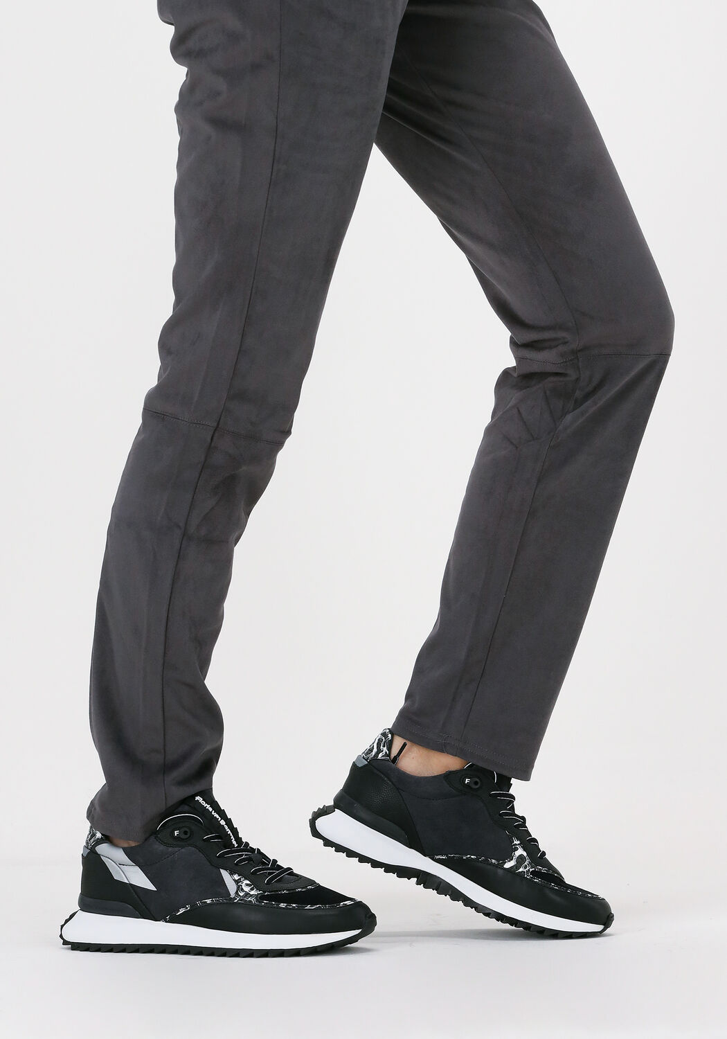 Zwarte FLORIS VAN BOMMEL Lage sneakers 85349 - large