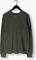 Donkergroene CALVIN KLEIN Sweater BADGE EASY SWEATER