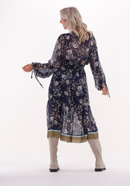 Donkerblauwe SEMICOUTURE Midi jurk Y2WS23 - large