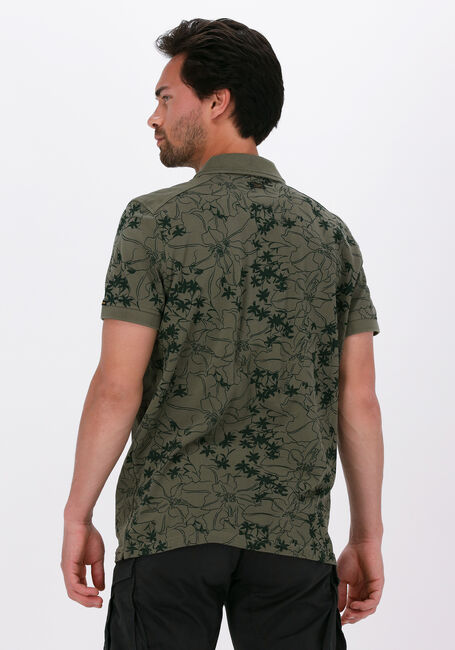 Olijf PME LEGEND Polo SHORT SLEEVE POLO LIGHT PIQUE SUSTAINABLE AOP - large