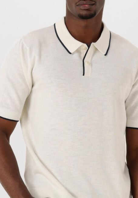 Witte SELECTED HOMME Polo SLHFAVE SPORT ZIP SS POLO NOOS - large