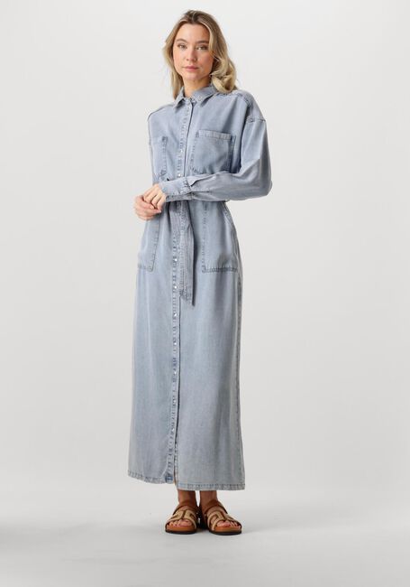 Lichtblauwe AAIKO Maxi jurk DILIEN TEN 549 - large
