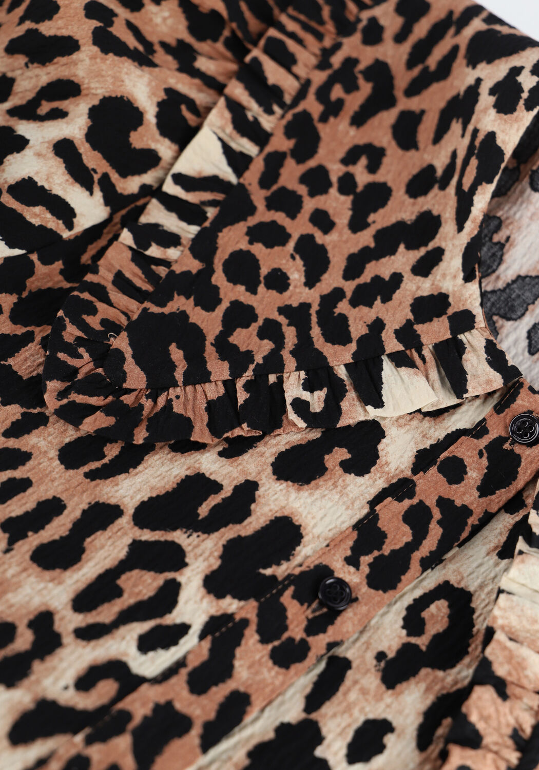 Bruine CATWALK JUNKIE Blouses BL WILD LEOPARD - large