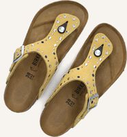Gele BIRKENSTOCK Teenslippers GIZEH RIVET BORDER Gele BIRKENSTOCK Teenslippers GIZEH RIVET BORDER - medium