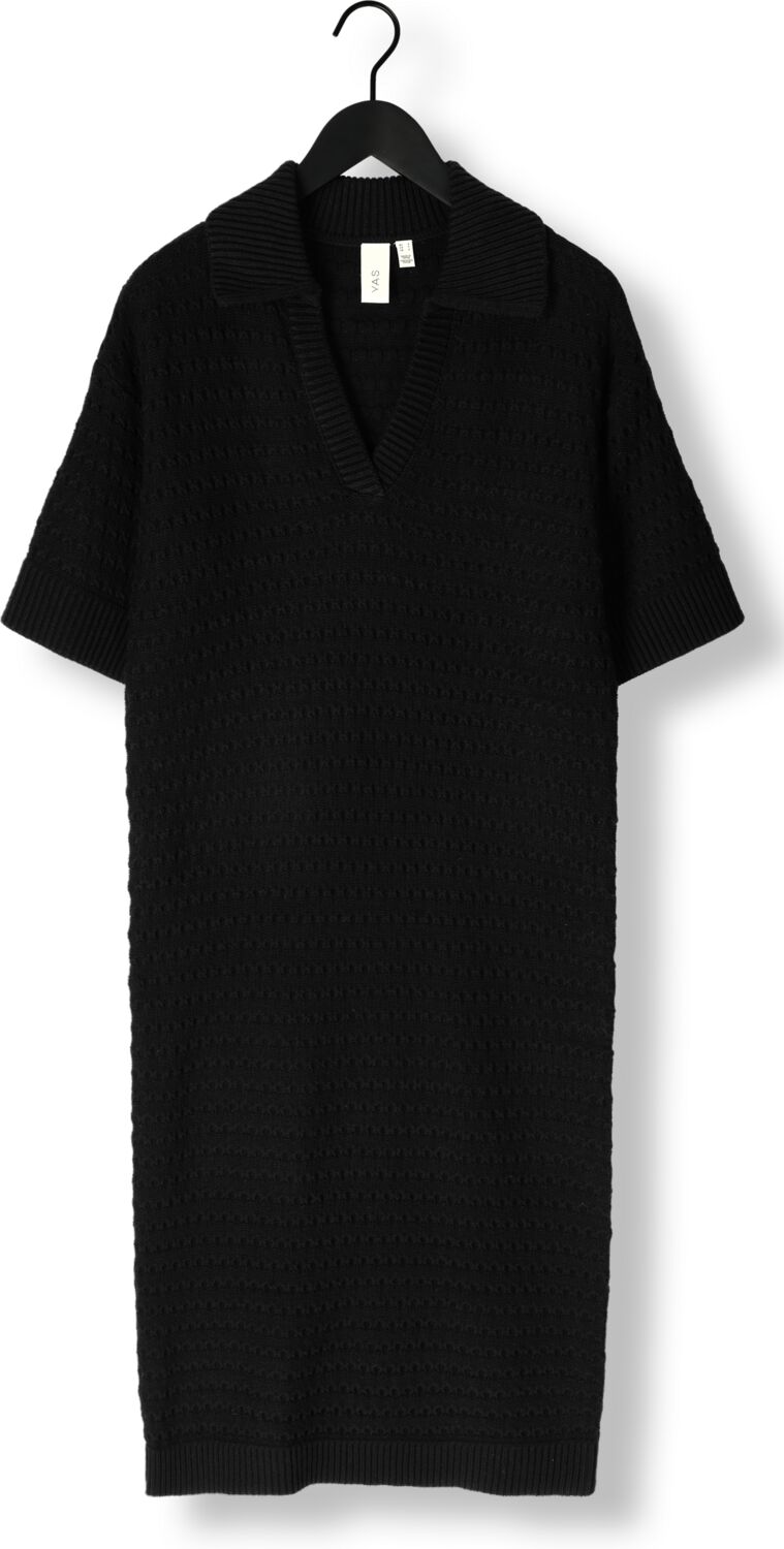 Y.A.S. Dames Jurken Yascibyl 2 4 Long Knit Dress Zwart