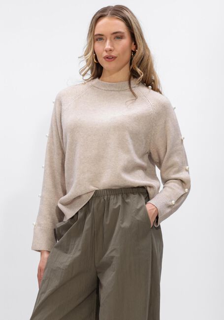 Beige CO'COUTURE Truien/vesten ROWAN PEARL SLEEVE KNIT - large