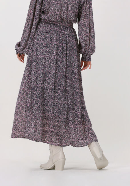 Paarse MSCH COPENHAGEN Maxirok HEDDA RIKKELIE SKIRT AOP - large