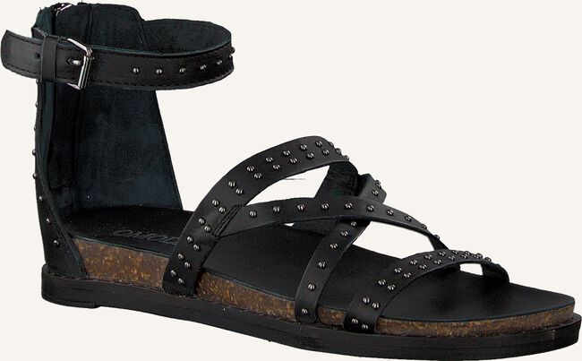 Zwarte OMODA Platte sandalen LPARANSTUD-16 Zwarte OMODA Platte sandalen LPARANSTUD-16 - large