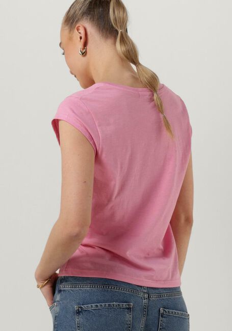 Roze CC HEART T-shirt BASIC V-NECK T-SHIRT - large