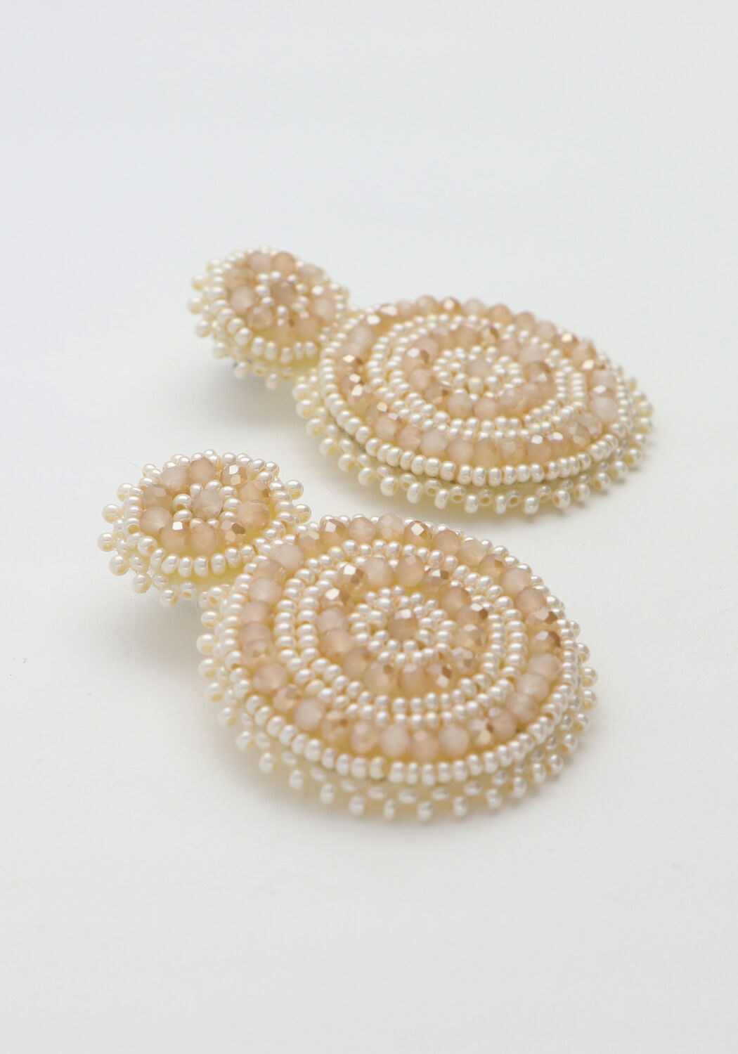 Multi PAULIE POCKET Oorbellen BEADS BEIGE - large