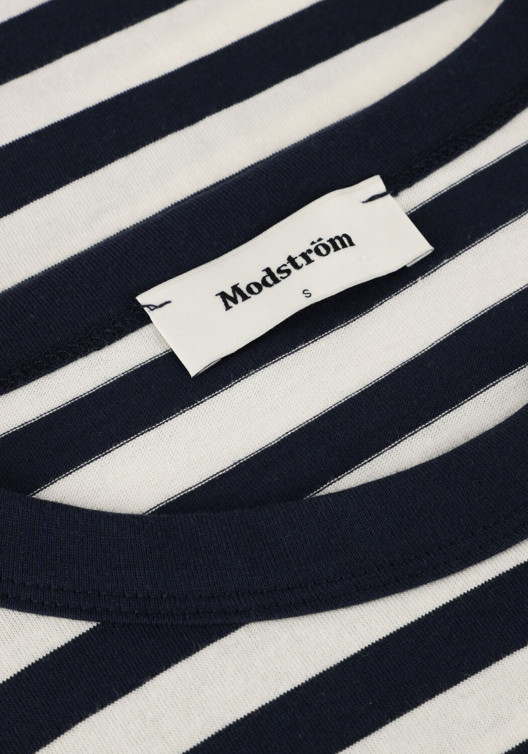 Blauwe MODSTR&Ouml;M Tops & T-shirts HELLENMD LS STRIPE T-SHIRT - large