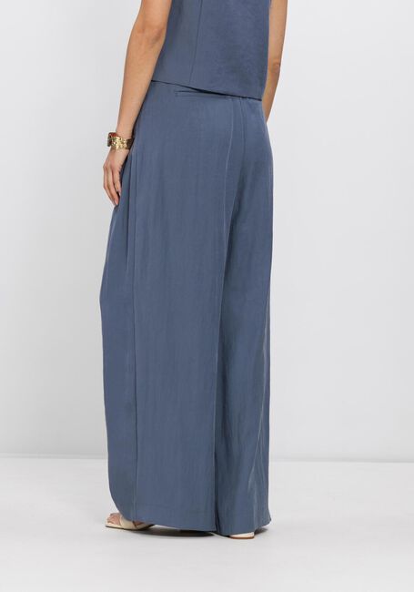 Blauwe MSCH COPENHAGEN Wijde broek MSCHFRODE HW PANTS - large