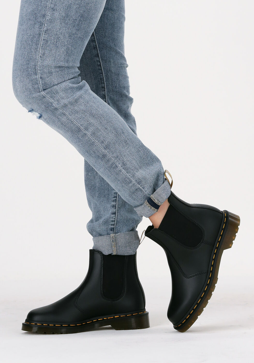 Zwarte DR MARTENS Chelsea boots 2976 VEGAN - large