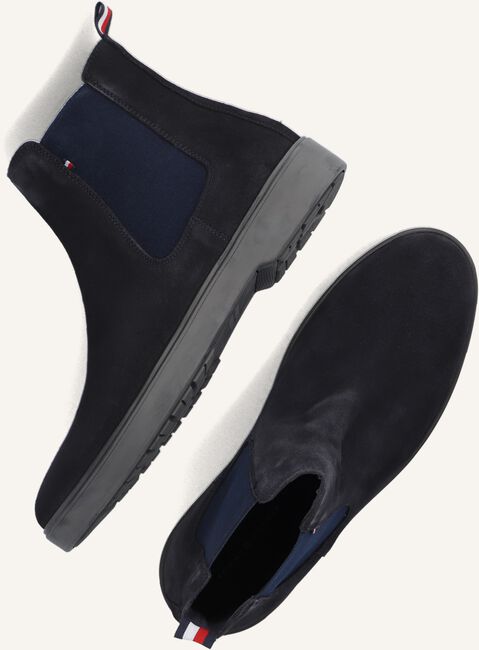 Blauwe TOMMY HILFIGER Chelsea boots CLASSIC HILFIGER SUEDE CHELSEA Blauwe TOMMY HILFIGER Chelsea boots CLASSIC HILFIGER SUEDE CHELSEA - large
