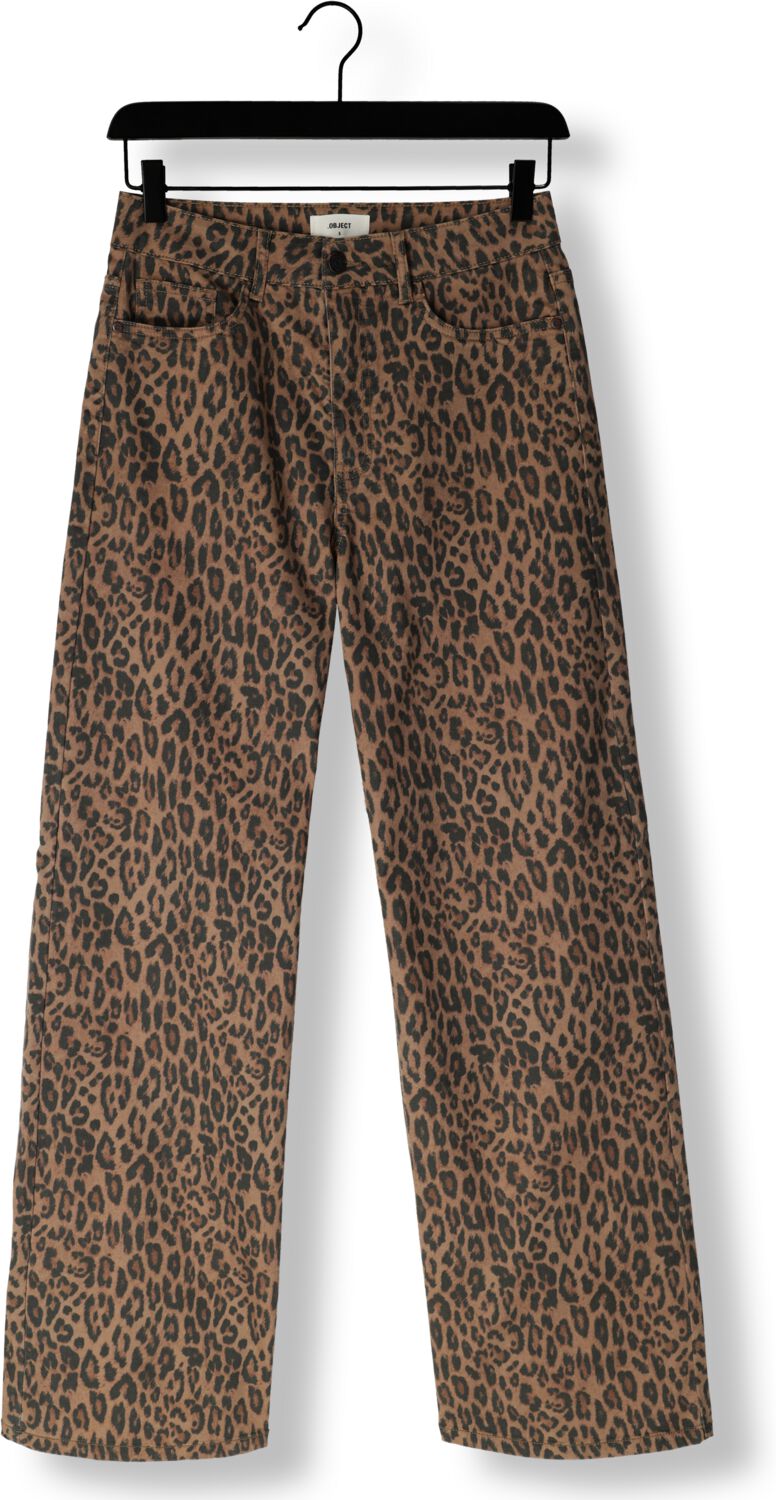 OBJECT Dames Jeans Objseni Moji Hw Jeans Bruin