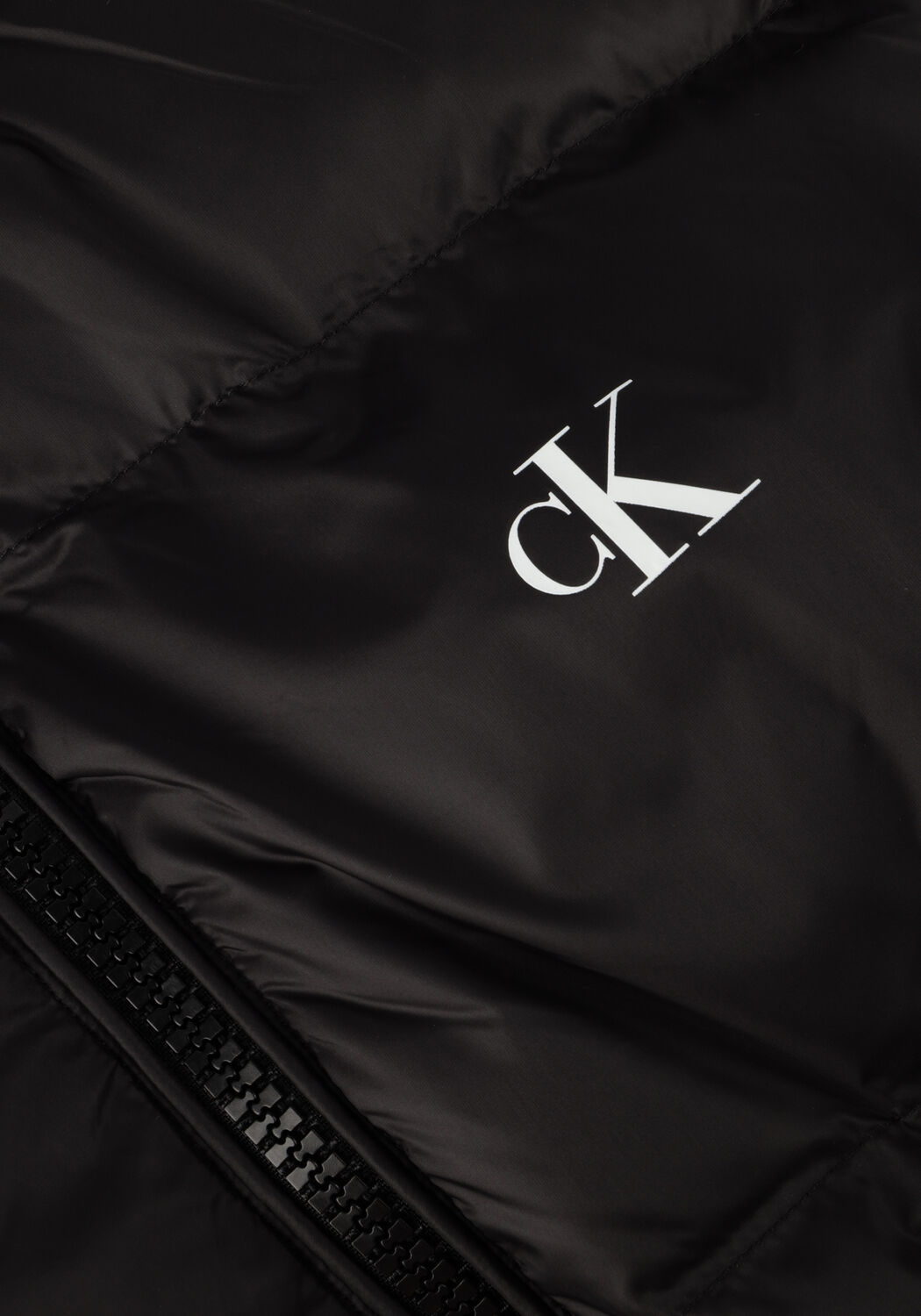 Zwarte CALVIN KLEIN Gewatteerde jas ESSENTIALS DOWN JACKET - large