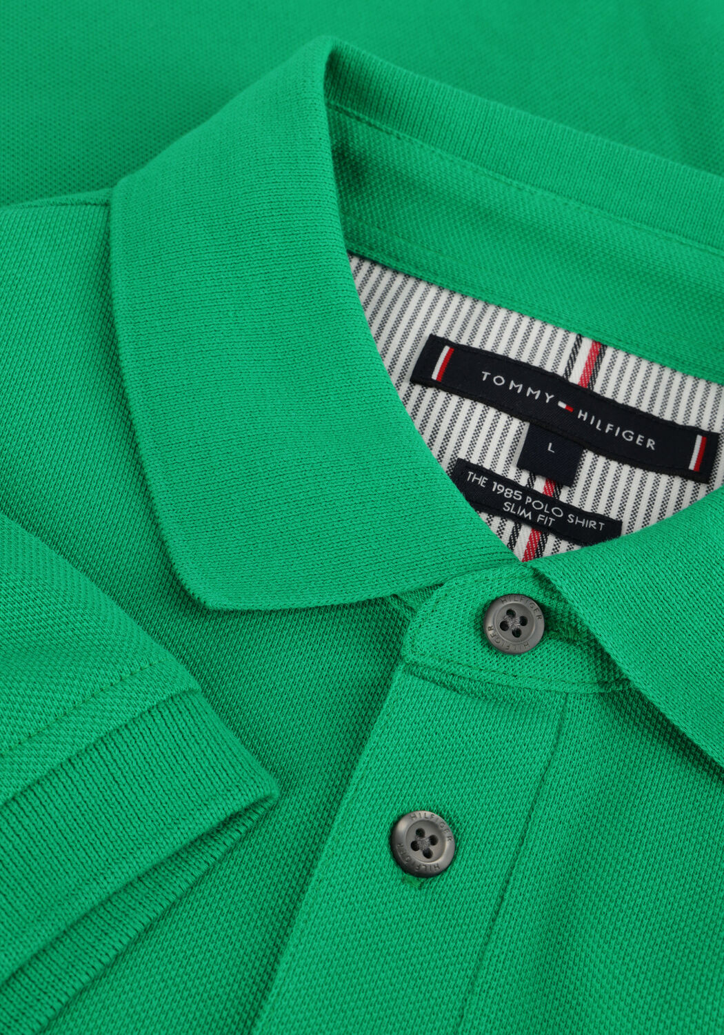 Groene TOMMY HILFIGER Polo 1985 SLIM POLO - large