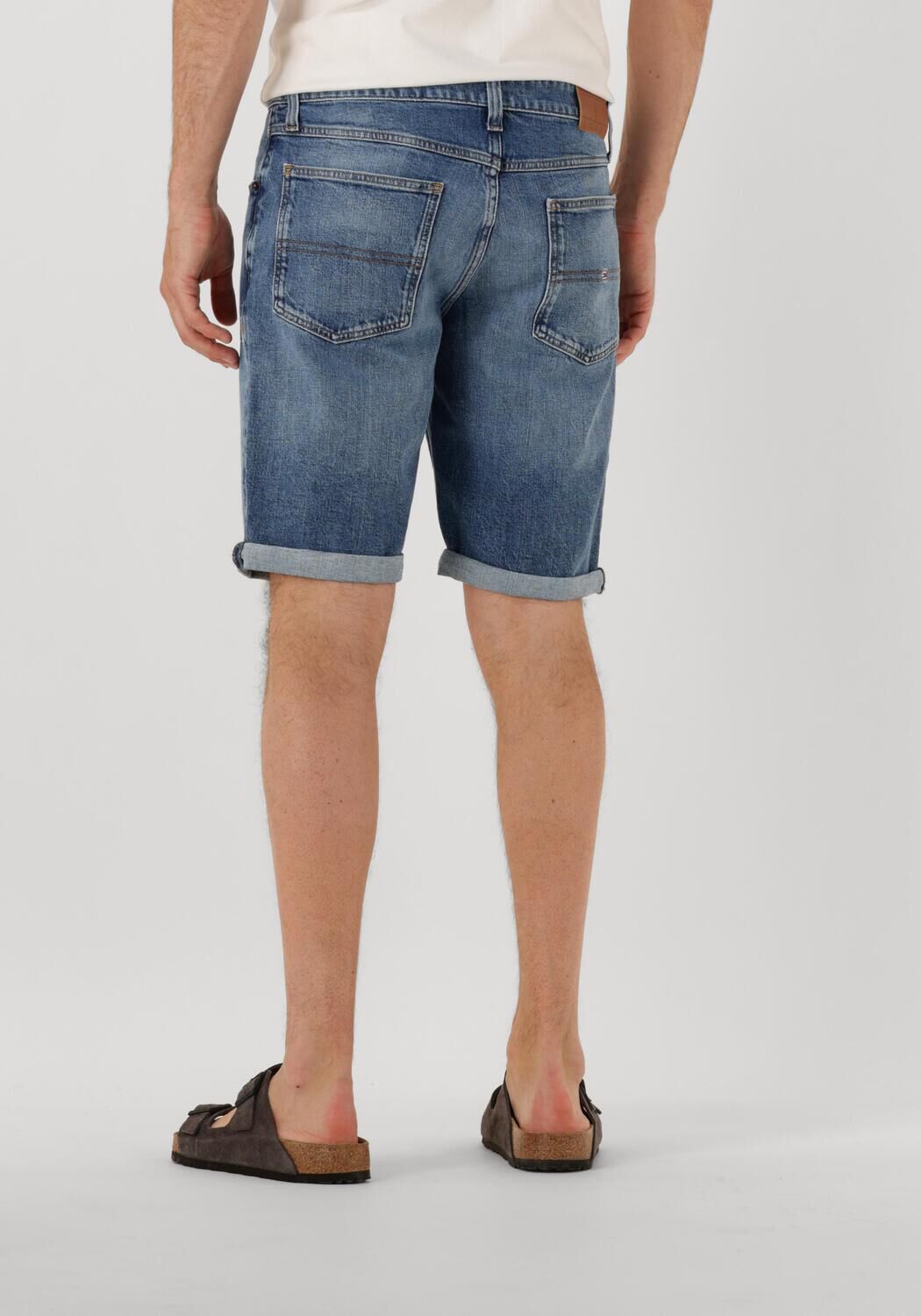 TOMMY JEANS Heren Jeans Ronnie Short Bi0134 Blauw