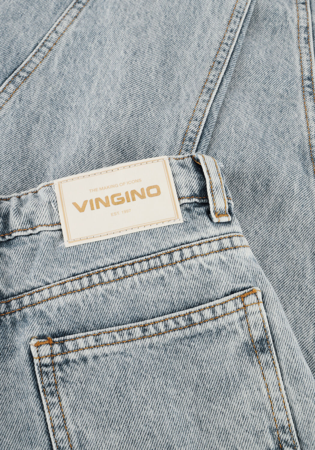 Lichtblauwe VINGINO Wide jeans CASSIE SEAM - large