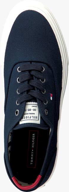Blauwe TOMMY HILFIGER Lage sneakers CORE OXFORD TWILL - large