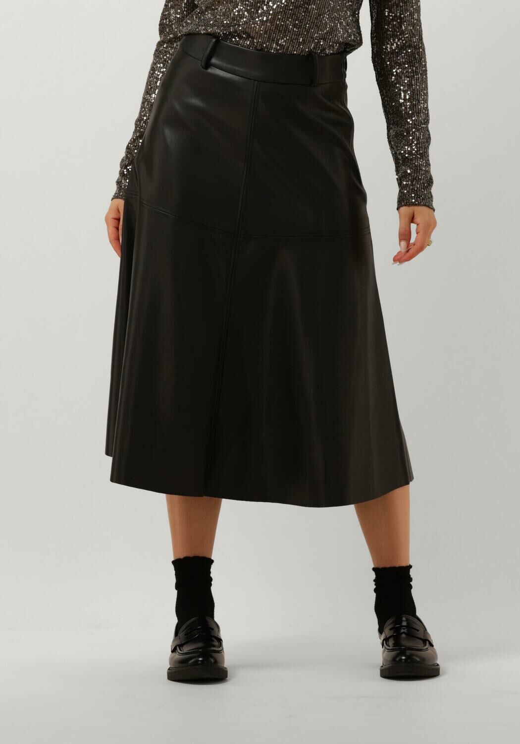 BRUUNS BAZAAR Dames Rokken Vegani Imma Skirt Zwart