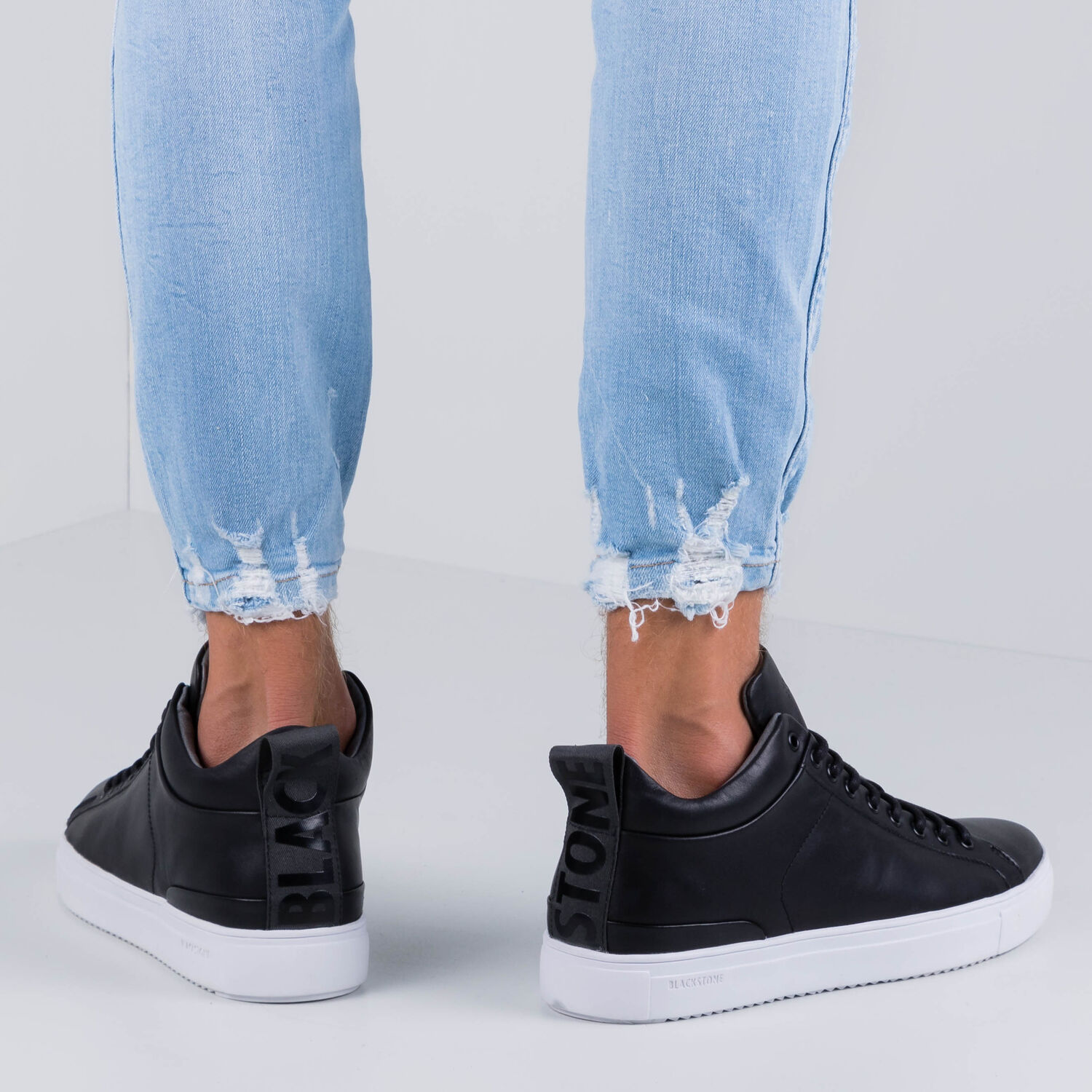 Zwarte BLACKSTONE Lage sneakers SG29 - large