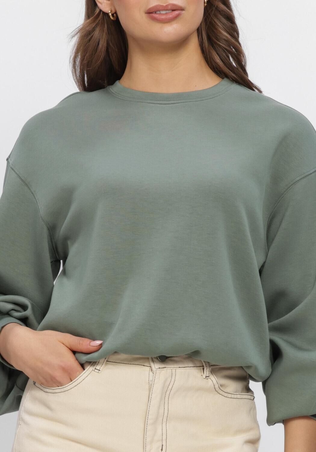 Groene MSCH COPENHAGEN Sweater MSCHBRIONNA IMA Q SWEATSHIRT - large