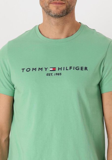 Groene TOMMY HILFIGER T-shirt TOMMY LOGO TEE - large