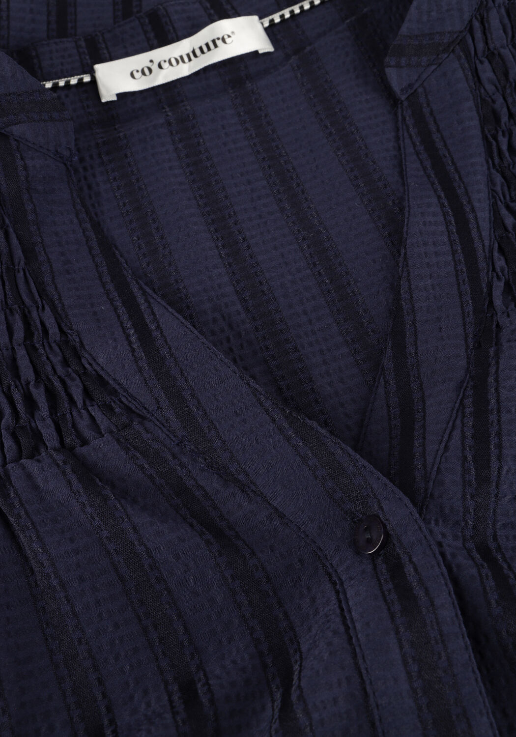 Donkerblauwe CO'COUTURE Midi jurk LULU DRESS - large