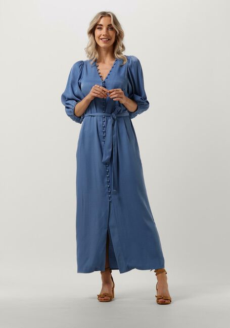 Blauwe FREEBIRD Maxi jurk WV-WASH-SATIN-VIS-23-1 - large