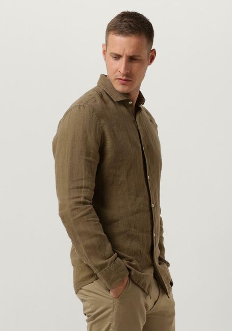 Olijf THE GOODPEOPLE Casual overhemd SOHO - large