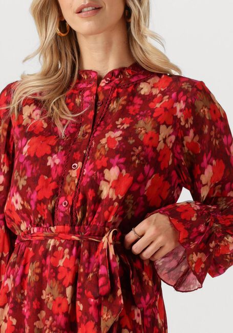 Rode YDENCE Mini jurk DRESS DIDI - large